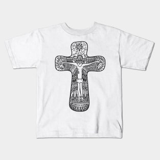 The Cross of the Lord and Savior Jesus Christ Kids T-Shirt